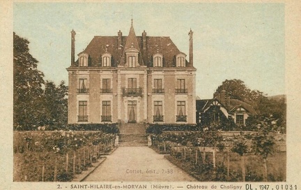Saint Hilaire en Morvan Château de Chaligny