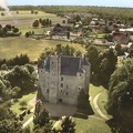 Chevenon Château vue aérienne