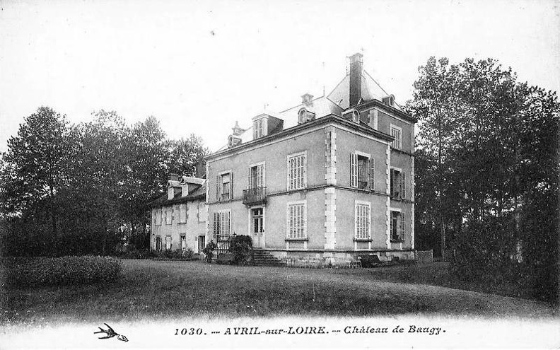 Avril sur Loire château de Baugy