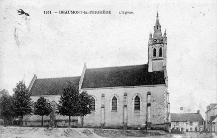 Beaumont la Ferrière église