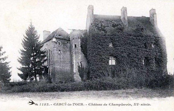 Cercy la Tour  Château de Champlevois