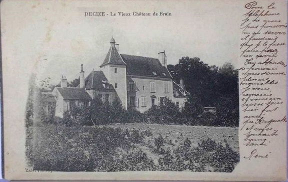Decize chateau Brain 1915