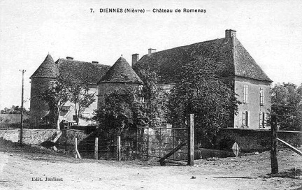 Diennes Aubigny chateau de Romenay