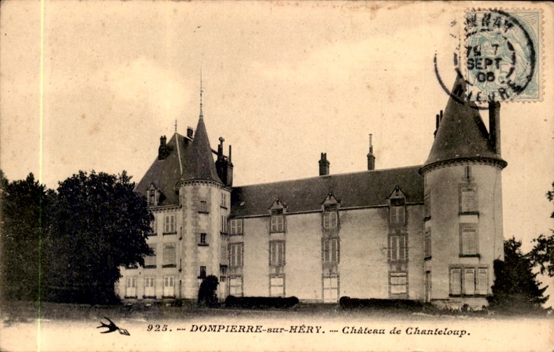 Dompierre sur Héry chateau de Chanteloup 2.jpg