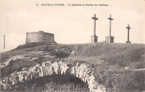 Château-Chinon Calvaire et ruines du château