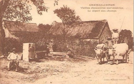 Château-Chinon Départ aux champs