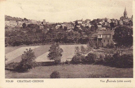 Château-Chinon Vue générale côté ouest1