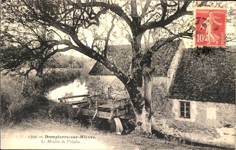 Dompierre sur Nièvre moulin de Villaine.jpg