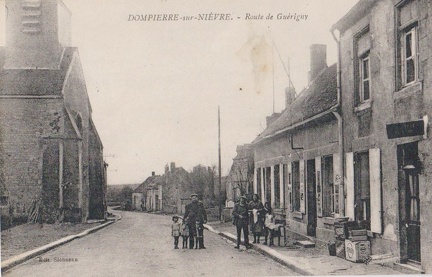 Dompierre sur Nièvre route de Guérigny