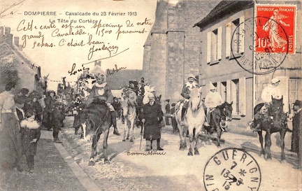 Dompierre sur Nièvre cavalcade 1913 2