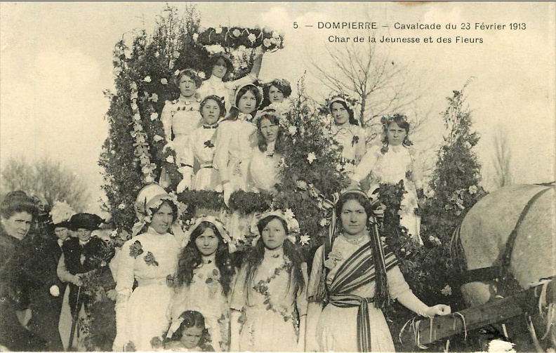 Dompierre sur Nièvre cavalcade 1913 3