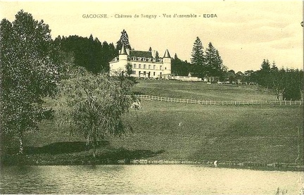 Gacogne chateau de Saugny
