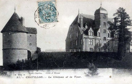 Chatillon en Bazois Château et tour