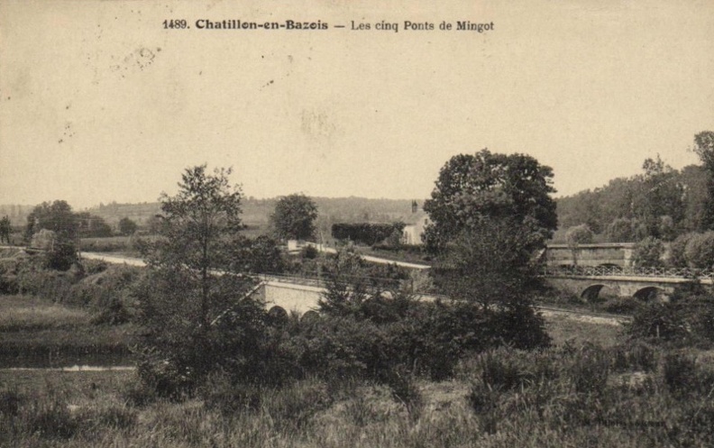 Chatillon en Bazois Cinq ponts de Mingot