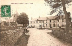 Chaumard Ecole mairie église
