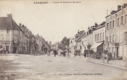 Corbigny Place et quartier Saint-Jean