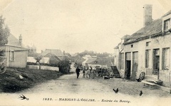 Marigny l'Eglise Entrée du bourg