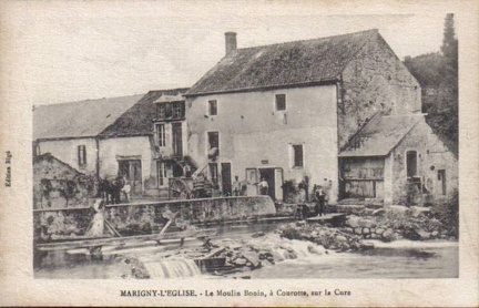 Marigny l'Eglise Moulin Bonin à Courotte sur la Cure