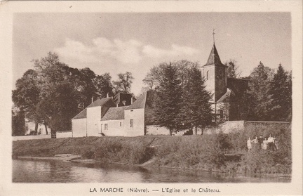 La Marche église et chateau