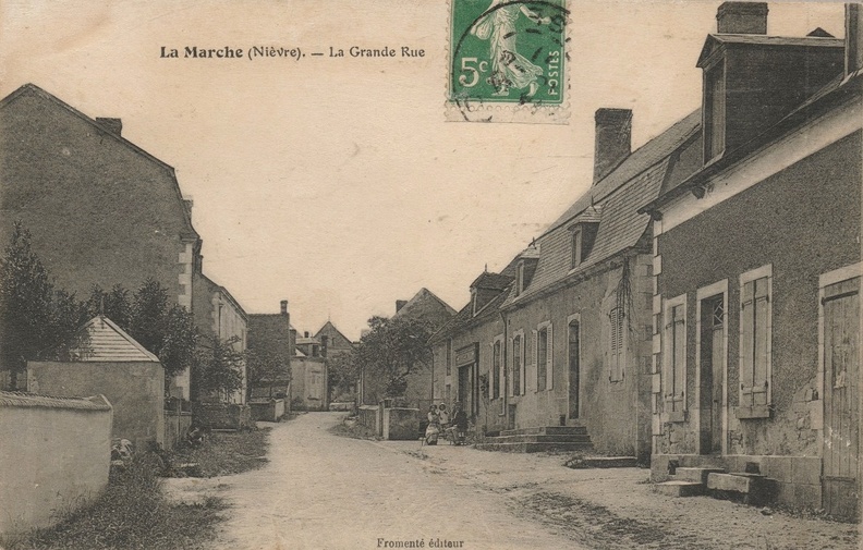 La Marche grande rue 1911.jpg