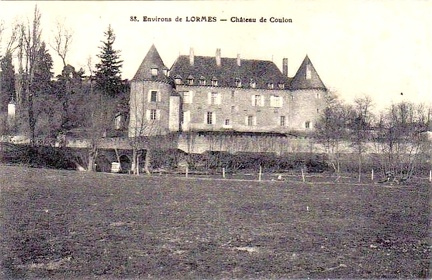 Lormes chateau de Coulon