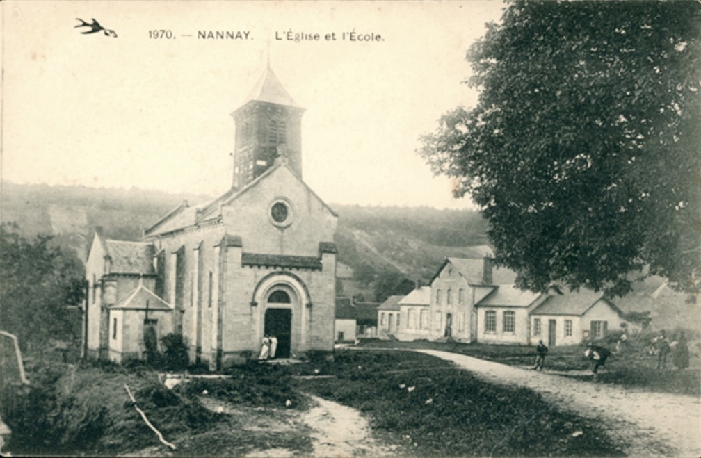 Nannay église et école