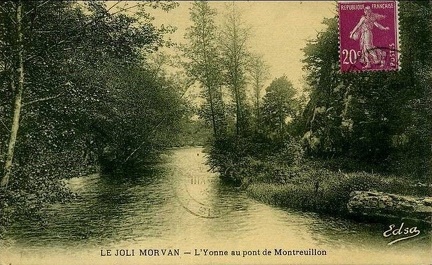 Montreuillon Yonne au pont de Monteuillon