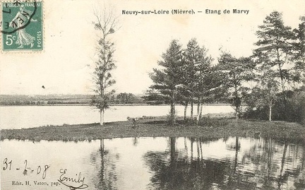 Neuvy sur Loire étang de Marvy