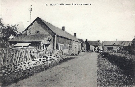 Nolay route de Nevers