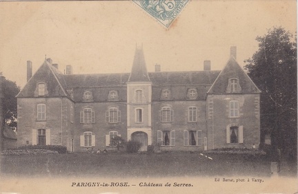 Parigny la Rose Château de Serres