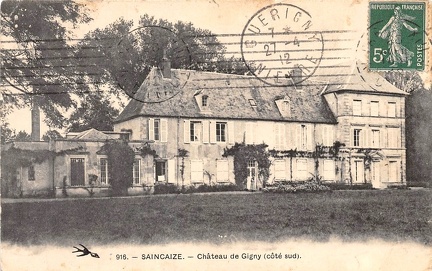 Saincaize chateau de Gigny
