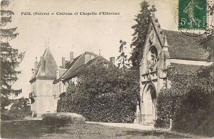 Poil Château et chapelle d'Ettevaux