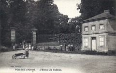 Poiseux Entrée du château