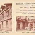 Prémery Hôtel de la poste publicité