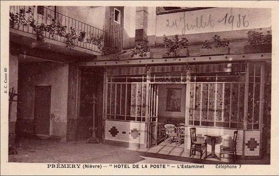 Prémery Hôtel de la poste1