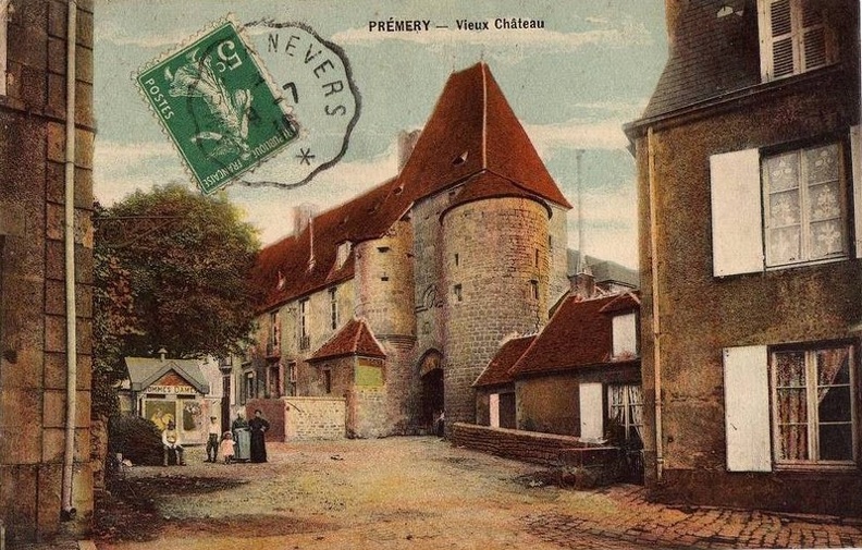 Prémery Vieux château version colorisée