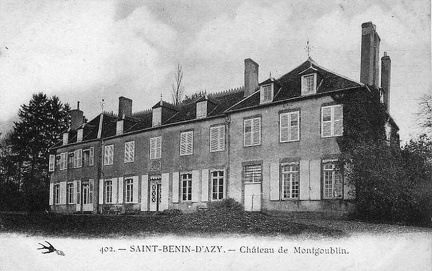 Saint Benin d'Azy Château de Montgoublin