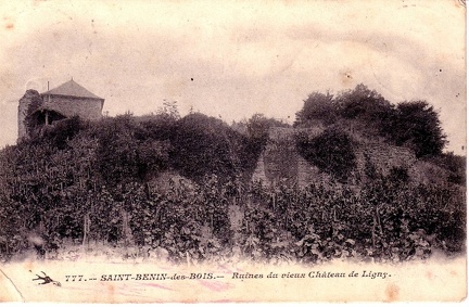 Saint Benin des Bois Château de Ligny -ruines