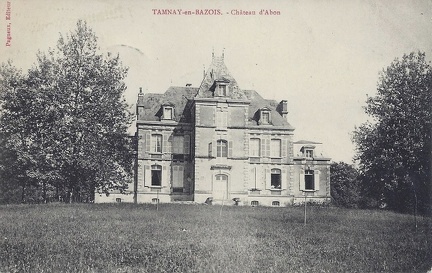 Tamnay en Bazois chateau d'Abon