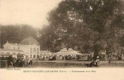 Saint Honoré les Bains Etablissement thermal et parc2