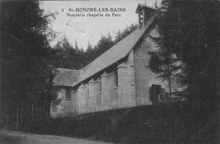 Saint Honoré les Bains Nouvelle chapelle du parc