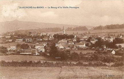 Saint Honoré les Bains Bourg et vieille montagne