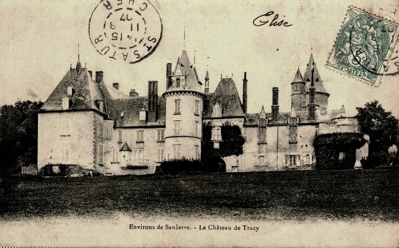 Tracy sur Loire chateau 1907
