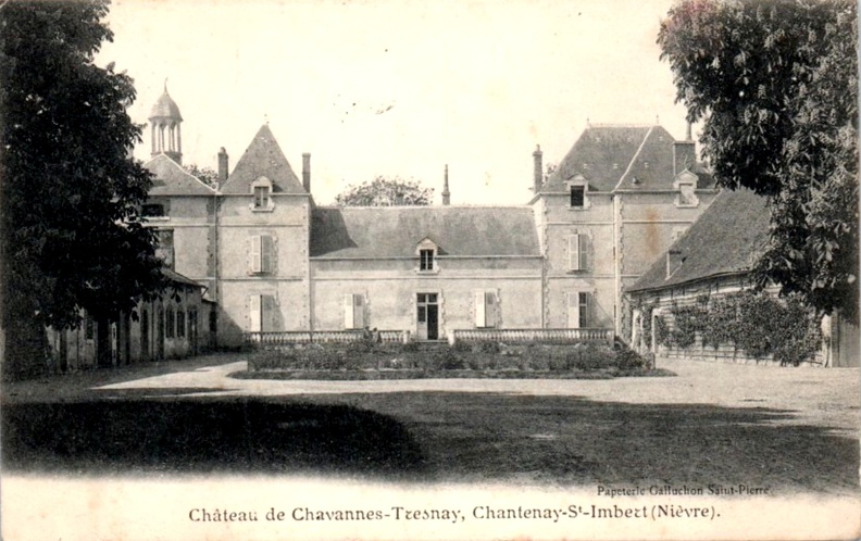 Tresnay chateau de Chavannes