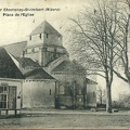 Tresnay place de l'église