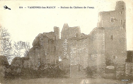 Varennes les Narcy ruines du chateau de Passy 1