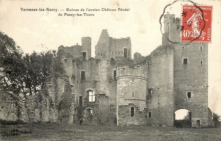 Varennes les Narcy ruines du chateau de Passy 4