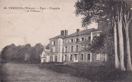 Verneuil chateau de Faye