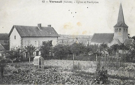 Verneuil église et presbytère