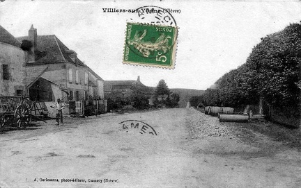 Villiers sur Yonne Route principale